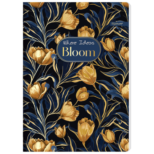 Notebook A4 Ilijanum Bloom 52 sheet, 1000000000045681 03 
