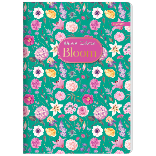 Notebook A4 Ilijanum Bloom 52 sheet, 1000000000045681 06 