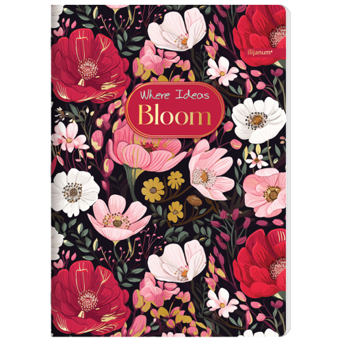 Notebook A4 Ilijanum Bloom 52 sheet, 1000000000045681 08 