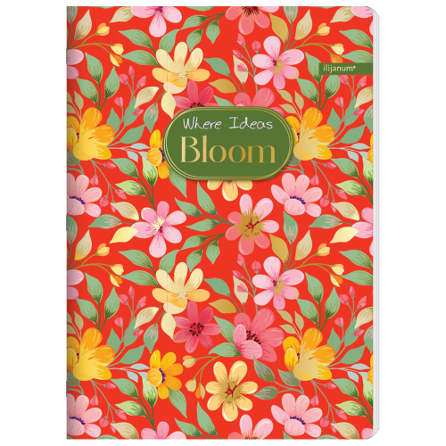 Notebook A4 Ilijanum Bloom 52 sheet, 1000000000045681 09 