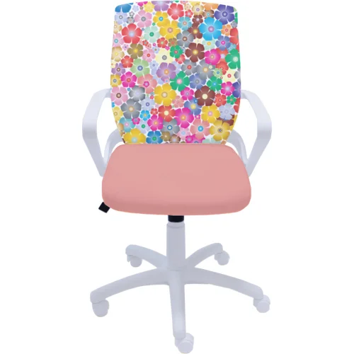 Fly White Print Chair for Girl, 1000000000045853 07 