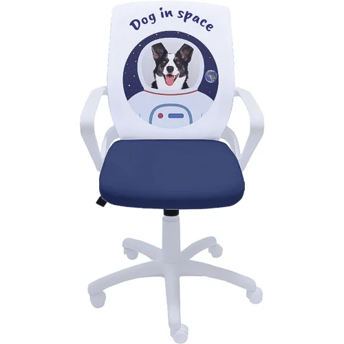 Fly White Print Chair for Boy, 1000000000045854 02 