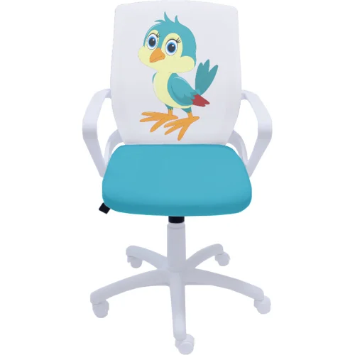 Fly White Print Chair for Boy, 1000000000045854 07 