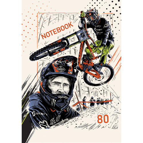 Notebook A5 WLD SC 80sh newspaper, 1000000000004322 04 