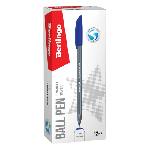 Ballpoint Berlingo Triangle Silver 1.0mm, 1000000000043691 03 