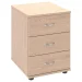 Container 3 drawers+key Lite wheel beech, 1000000000046095 02 