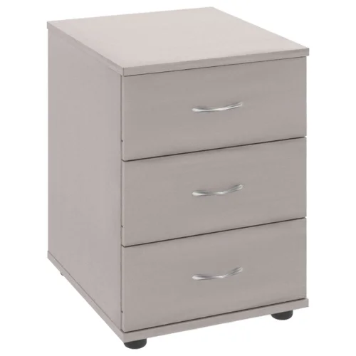 Container 3 drawers+key Lite wheel grey, 1000000000046096