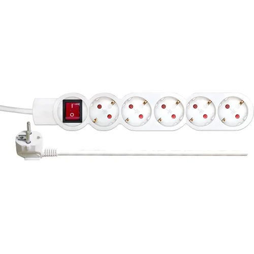 Power strip 5 sockets with switch 5m 16A, 1000000000046245