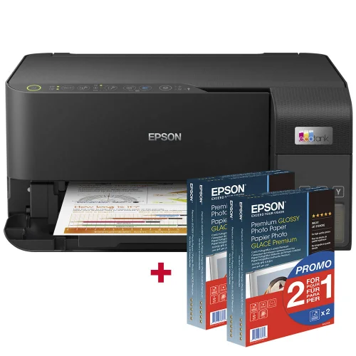 Set MFPs Epson L3550+ 2x Photo Paper, 1000000000046442