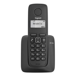 Безжичен телефон Gigaset A116 черен