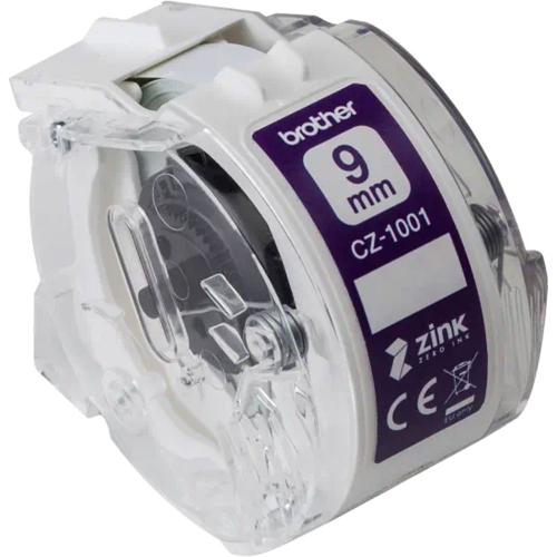 Label roll Brother CZ-1001 9mm/5m org, 1000000000046615 02  — OK Office Label roll Brother CZ-1001 9mm/5m org, 1000000000046615 02