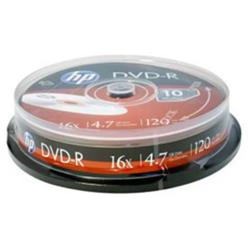 DVD-R HP 16X 4.7 GB spindle op10, 1000000000022312