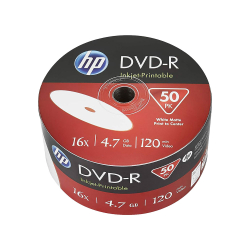 DVD-R HP 4.7GB Printable package 50pcs