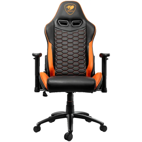 COUGAR OUTRIDER - Orange, Gaming Chair, Premium PVC Leather, Head and Lumbar Pillow, 2004710483772122 02 