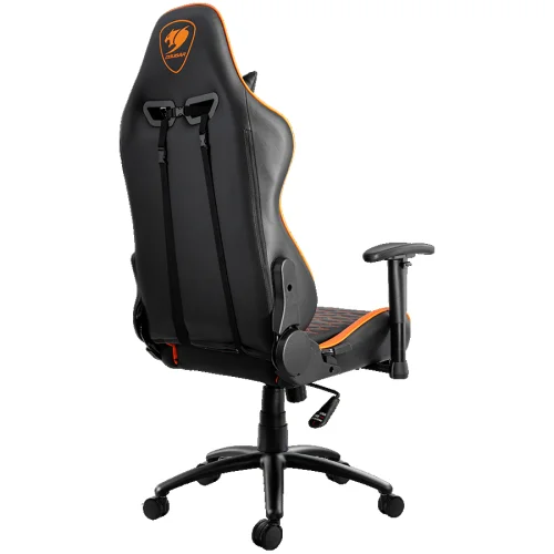 COUGAR OUTRIDER - Orange, Gaming Chair, Premium PVC Leather, Head and Lumbar Pillow, 2004710483772122 04 
