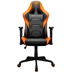Геймърски стол COUGAR Armor Elite, оранжево-черен