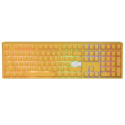Геймърскa клавиатура Ducky One 3 Yellow, Cherry MX Clear