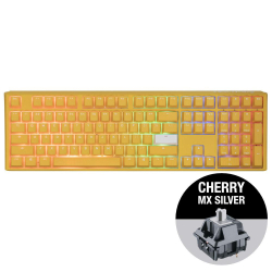 Геймърскa клавиатура Ducky One 3 Yellow, Cherry MX Silver