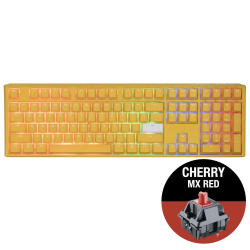 Ducky One 3 Yellow Gaming Keyboard, Cherry MX Red