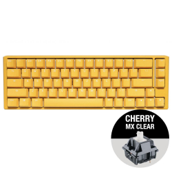 Геймърскa клавиатура Ducky One 3 Yellow SF 65, Cherry MX Clear 