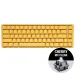 Ducky One 3 Yellow SF 65 Gaming Keyboard, Cherry MX Clear, 2004710578309653 05 