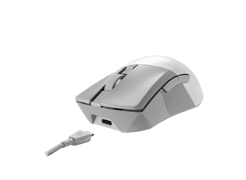 Безжична геймърска мишка Asus ROG Gladius III AimPoint, бял, 2004711081757764 04 