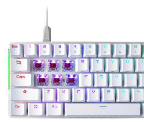 Asus Gaming Keyboard ROG Falchion Ace White, 2004711081851172 06 