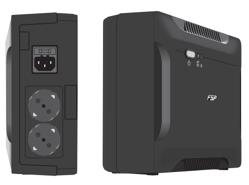 Непрекъсваем ТЗИ (UPS) FSP Nano 600, 2004711140481401