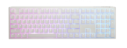 Геймърскa клавиатура Ducky One 3 RGB, Cherry MX Brown, бял