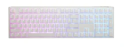 Геймърскa клавиатура Ducky One 3 RGB, Cherry MX Clear, бял