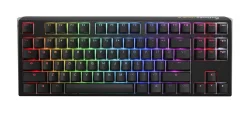 Ducky One 3 RGB TKL Gaming Keyboard, Cherry MX Red, Black