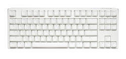 Ducky One 3 RGB TKL Gaming Keyboard, Cherry MX Blue, White