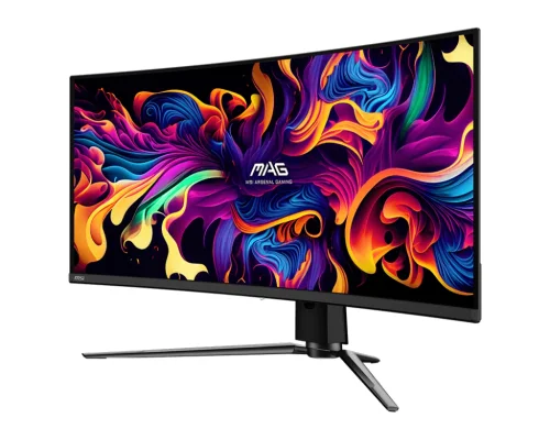 MSI Monitor MAG 341CQP, 34' QD-OLED UWQHD, Curved, 2004711377135702 02 