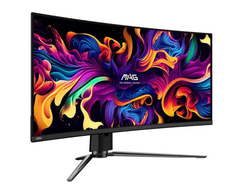 MSI Monitor MAG 341CQP, 34' QD-OLED UWQHD, Curved, 2004711377135702 03 