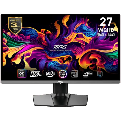 Геймърски монитор MSI MPG 271QRX QD-OLED 27' WQHD 2560x1440, 2004711377157759