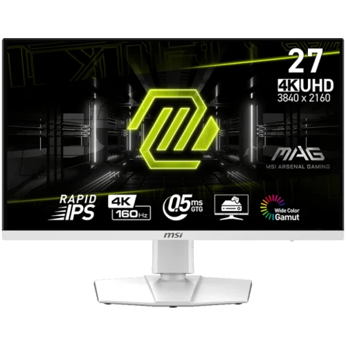 MSI Gaming Monitor MAG 274URFW, 27' Rapid IPS 4K UHD , 2004711377170048