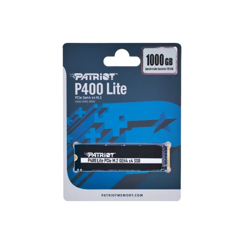 Твърд диск, Patriot P400 LITE 1000GB M.2 2280 PCIE Gen4 x4, 2004711378424133 05 