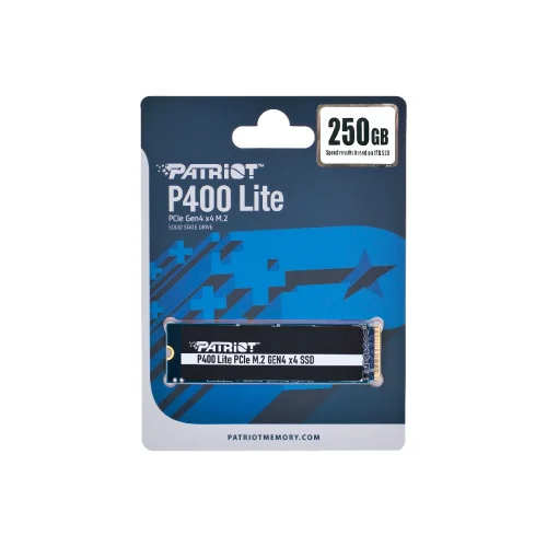 Твърд диск, Patriot P400 LITE 250GB M.2 2280 PCIE Gen4 x4, 2004711378424157 05 