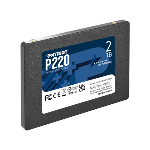 Твърд диск Patriot P220 SSD 2TB SATA3 2.5, 2004711378424324