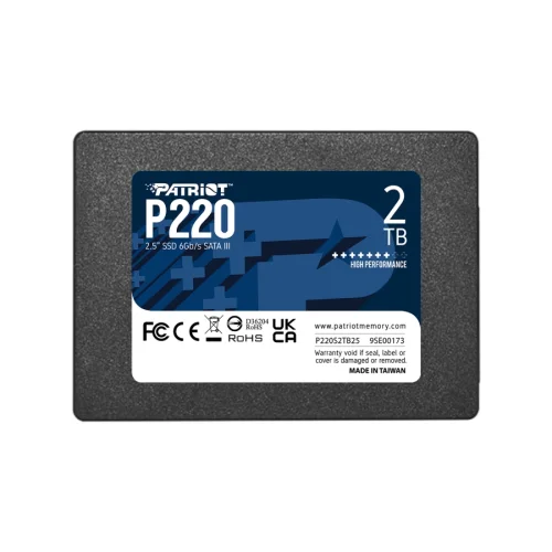 Твърд диск Patriot P220 SSD 2TB SATA3 2.5, 2004711378424324 03 