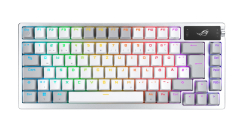 Безжична геймърска клавиатура Asus ROG Azoth, бял