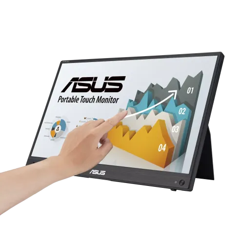 Преносим тъч монитор Asus ZenScreen Touch MB16AMTR, 16' IPS FHD, 2004711387372975 02 