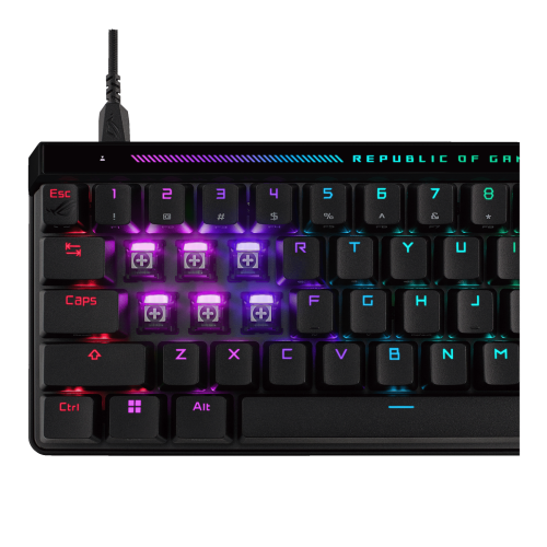 Геймърска клавиатура ASUS ROG Falchion Ace HFX - ROG HFX, черен, 2004711387651919 08 