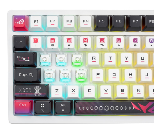 ASUS ROG Azoth X Gaming wireless Кeyboard White, 2004711387897355 10 