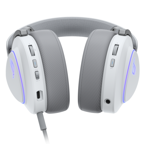 Asus A701 ROG DELTA II Wireless Gaming Headphones, White, 2004711387907368 04 
