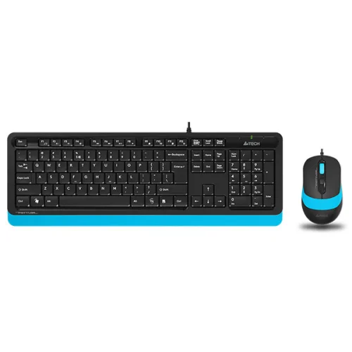 Set A4Tech F1010 keyboard+mouse blue, 1000000000039210