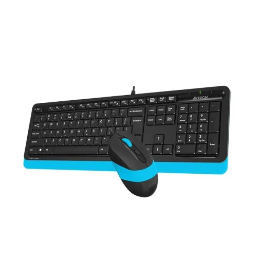 Set A4Tech F1010 keyboard+mouse blue, 1000000000039210 06 