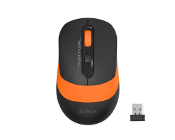 Безжична мишка A4tech FG10S Fstyler, Silent, черен/оранжев