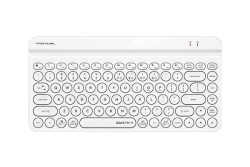 Безжична клавиатура A4tech Fstyler FBK30, бял, Silent