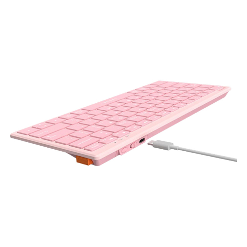 Безжична клавиатура A4tech FBX51C, розов, 2004711421973052 03 